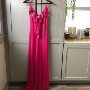 Like New Cache Pink Spandex Formal Gown